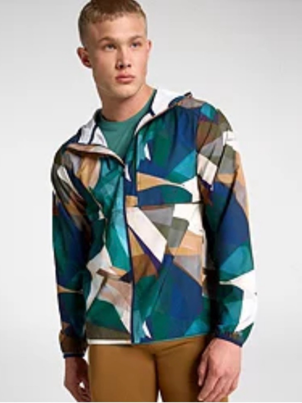 DSG - NWT - Men's Geometric Full Zip Run Jacket
